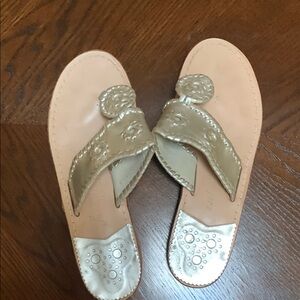 Jack Rogers Gold Women's Sandals